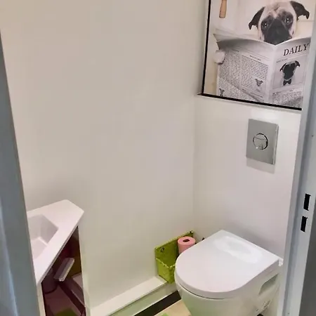 Superbe In At 450m From The Sea With Clim Lägenhet